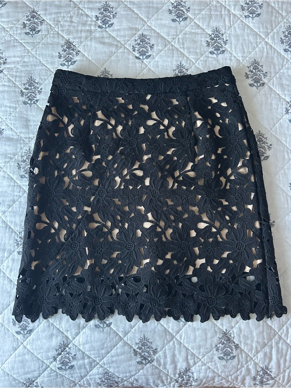 NWT Aqua Black Lace Skirt